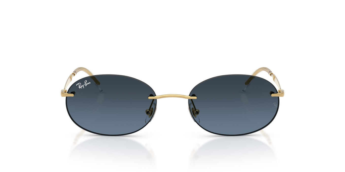 Ray-Ban RB3767 Arista Gold/Blue Dark Grey Gradient #colour_arista-gold-blue-dark-grey-gradient
