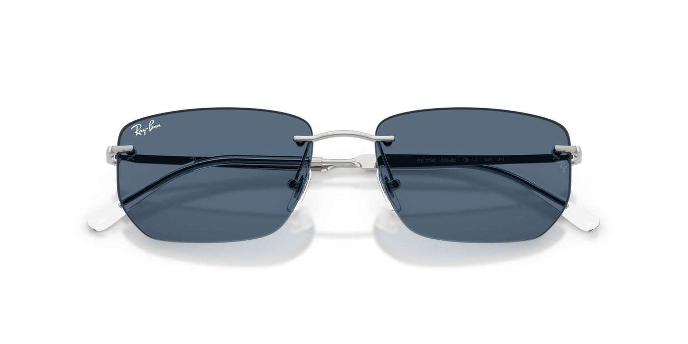 Ray-Ban RB3768 Silver/Dark Blue #colour_silver-dark-blue