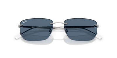 Ray-Ban RB3768 Silver/Dark Blue #colour_silver-dark-blue
