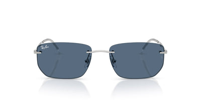 Ray-Ban RB3768 Silver/Dark Blue #colour_silver-dark-blue