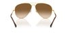 Ray-Ban Old Aviator RB3825 Gold/Clear-Brown #colour_gold-clear-brown