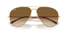 Ray-Ban Old Aviator RB3825 Gold/Clear-Brown #colour_gold-clear-brown