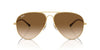 Ray-Ban Old Aviator RB3825 Gold/Clear-Brown #colour_gold-clear-brown