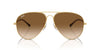 Ray-Ban Old Aviator RB3825 Gold/Clear-Brown #colour_gold-clear-brown