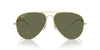 Ray-Ban Old Aviator RB3825 Gold/Green Polarised #colour_gold-green-polarised