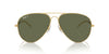 Ray-Ban Old Aviator RB3825 Gold/Green Polarised #colour_gold-green-polarised