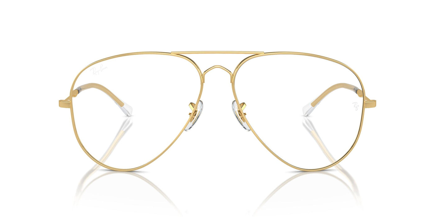 Ray-Ban Old Aviator RB3825 Gold/Clear/Blue #colour_gold-clear-blue