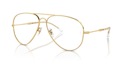 Ray-Ban Old Aviator RB3825 Gold/Clear/Blue #colour_gold-clear-blue