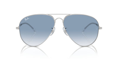 Ray-Ban Old Aviator RB3825 Silver/Clear-Blue #colour_silver-clear-blue