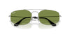 Ray-Ban Explorer 5 RB3845 Silver/Green #colour_silver-green