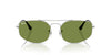 Ray-Ban Explorer 5 RB3845 Silver/Green #colour_silver-green
