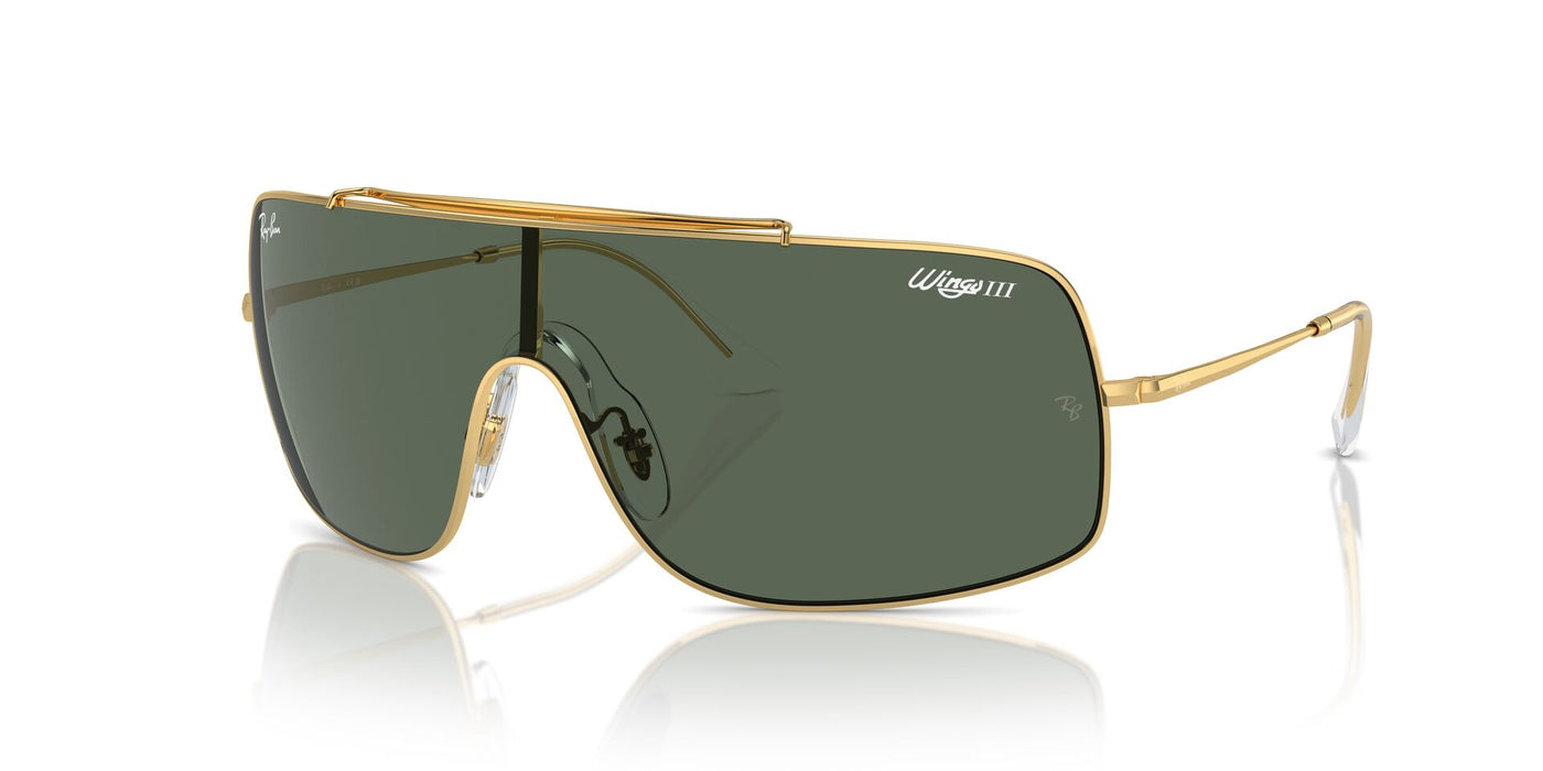 Ray-Ban Wings III RB3897 Gold/Dark Green #colour_gold-dark-green