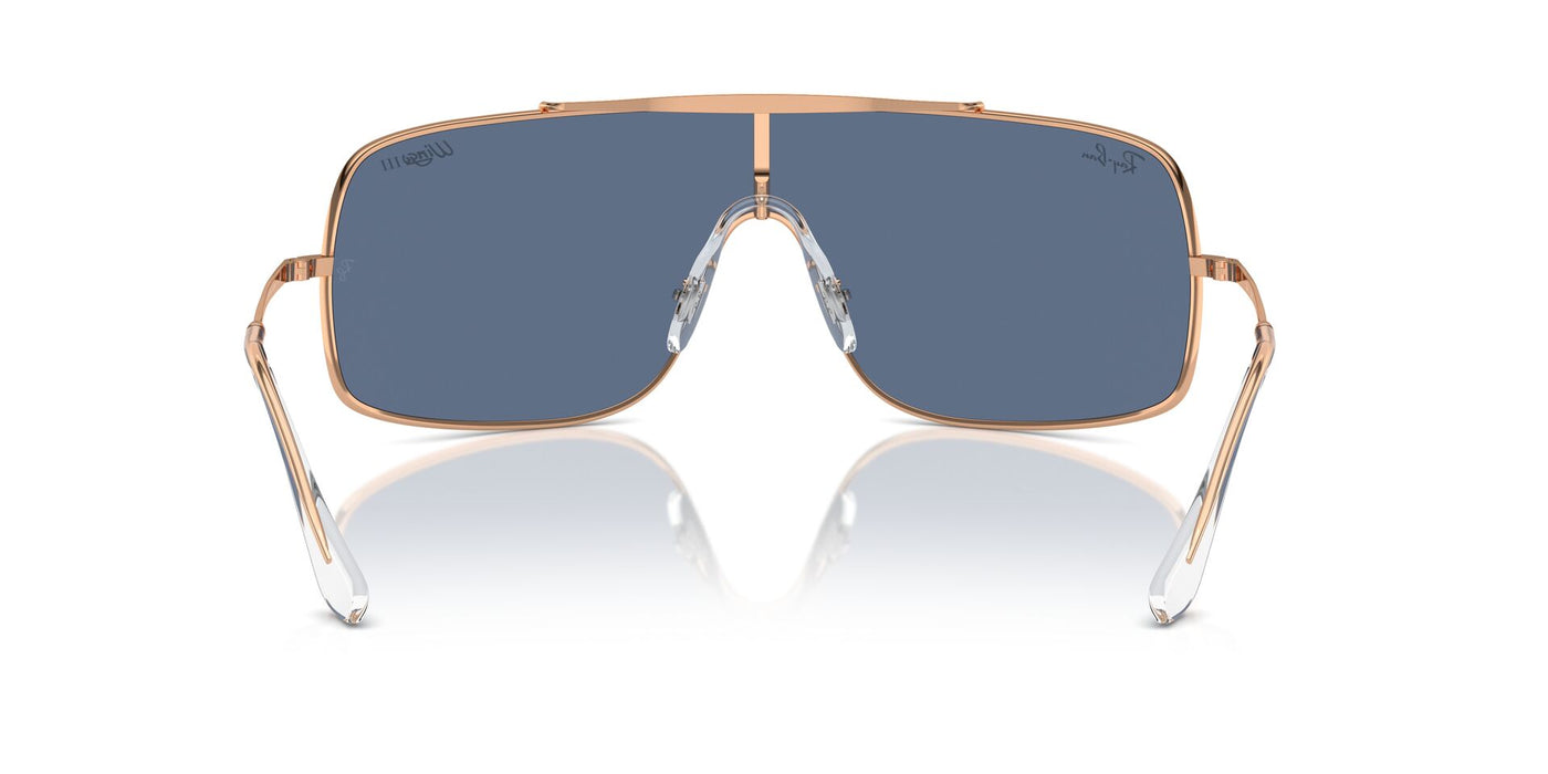 Ray-Ban Wings III RB3897 Rose Gold/Dark Blue #colour_rose-gold-dark-blue