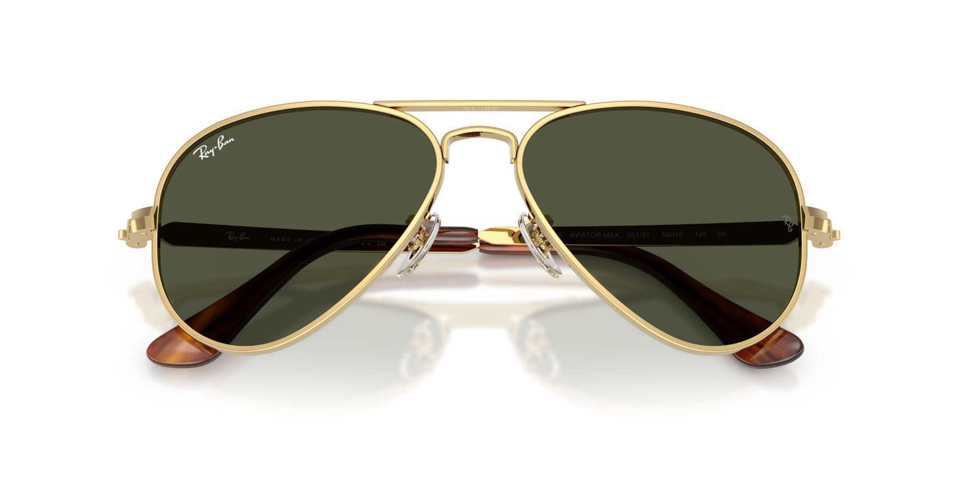 Ray-Ban Aviator Max RB3925 Arista Gold/Green #colour_arista-gold-green
