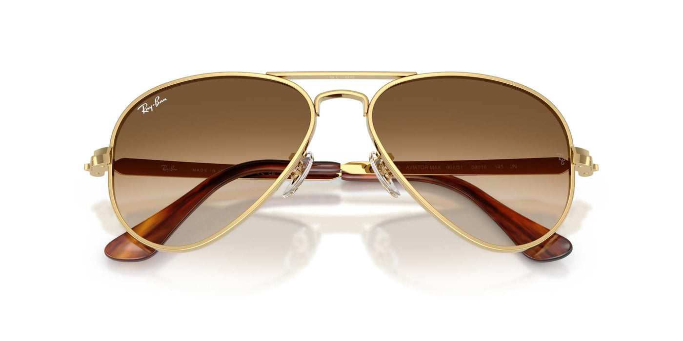 Ray-Ban Aviator Max RB3925 Arista Gold/Clear Brown Gradient #colour_arista-gold-clear-brown-gradient