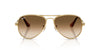 Ray-Ban Aviator Max RB3925 Arista Gold/Clear Brown Gradient #colour_arista-gold-clear-brown-gradient