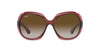 Ray-Ban JACKIE OHH II RB4098 Transparent Dark Brown/Grey Brown Gradient Polarised #colour_transparent-dark-brown-grey-brown-gradient-polarised