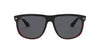 Ray-Ban RB4147 Matte Black On Transparent Red/Dark Grey #colour_matte-black-on-transparent-red-dark-grey