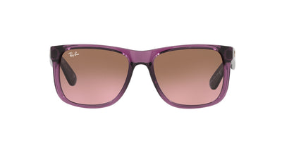 Ray-Ban Justin RB4165 Transparent Violet/Pink-Brown Gradient #colour_transparent-violet-pink-brown-gradient