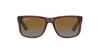 Ray-Ban Justin RB4165 Transparent Dark Brown/Brown Polarised #colour_transparent-dark-brown-brown-polarised