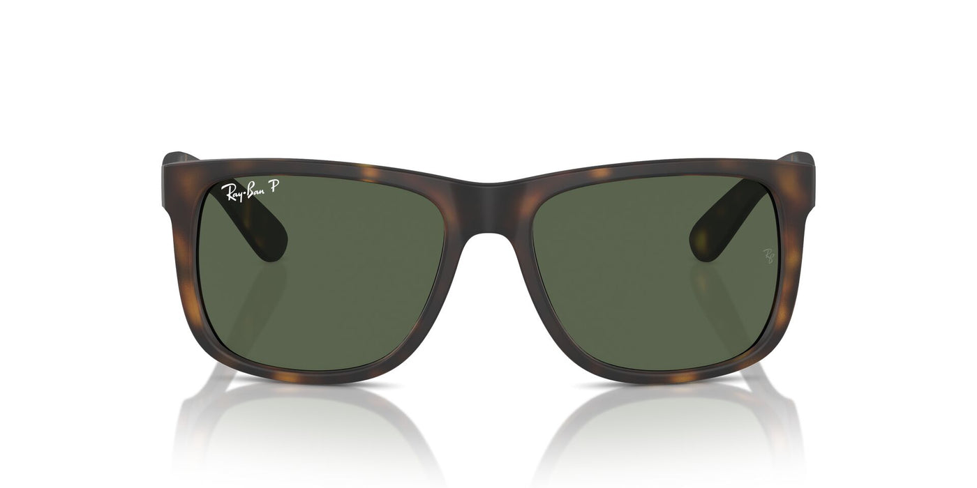 Ray-Ban Justin RB4165 Havana/Dark Green Polarised #colour_havana-dark-green-polarised