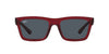 Ray-Ban Warren RB4396 Transparent Red/Dark Grey #colour_transparent-red-dark-grey