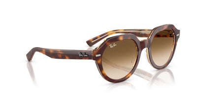 Ray-Ban Gina RB4399 Light Havana On Multicolour/Clear Brown Gradient #colour_light-havana-on-multicolour-clear-brown-gradient