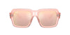 Ray-Ban Magellan RB4408 Transparent Pink/Light Violet-Rose Gold Mirror #colour_transparent-pink-light-violet-rose-gold-mirror