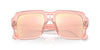 Ray-Ban Magellan RB4408 Transparent Pink/Light Violet-Rose Gold Mirror #colour_transparent-pink-light-violet-rose-gold-mirror
