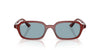 Ray-Ban Zuri RB4455 Rusty Brown/Blue #colour_rusty-brown-blue