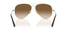 Ray-Ban Aviator Titanium RB8089 Gold/Clear-Brown #colour_gold-clear-brown