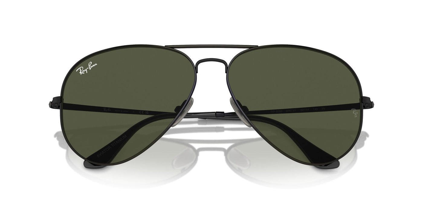 Ray-Ban Aviator Titanium RB8089 Black/Green #colour_black-green