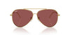 Ray-Ban Aviator Reverse RBR0101S Gold/Dark Violet #colour_gold-dark-violet