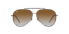 Ray-Ban Aviator Reverse RBR0101S Gunmetal/Clear Brown Gradient #colour_gunmetal-clear-brown-gradient