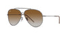 Ray-Ban Aviator Reverse RBR0101S Gunmetal/Clear Brown Gradient #colour_gunmetal-clear-brown-gradient