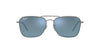 Ray-Ban Caravan Reverse RBR0102S Gunmetal/Dark Grey Turquoise Mirror #colour_gunmetal-dark-grey-turquoise-mirror