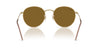 Ray-Ban Round Reverse RBR0103S Arista Gold/Brown #colour_arista-gold-brown