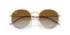 Ray-Ban Round Reverse RBR0103S Arista Gold/Clear Brown Gradient #colour_arista-gold-clear-brown-gradient