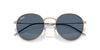 Ray-Ban Round Reverse RBR0103S Rosegold/Dark Blue #colour_rosegold-dark-blue
