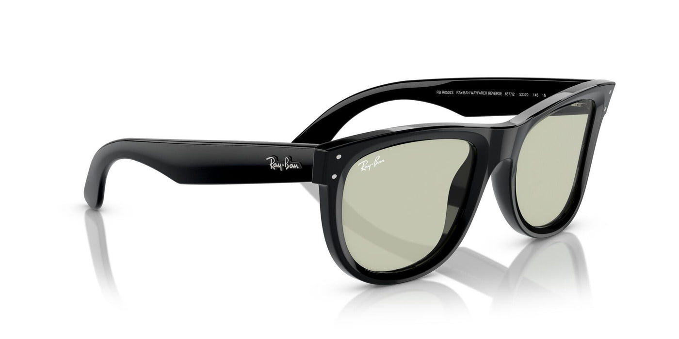 Ray-Ban Wayfarer Reverse RBR0502S Black/Light Green #colour_black-light-green