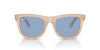 Ray-Ban Wayfarer Reverse RBR0502S Opal Beige-Honey/Light Blue #colour_opal-beige-honey-light-blue