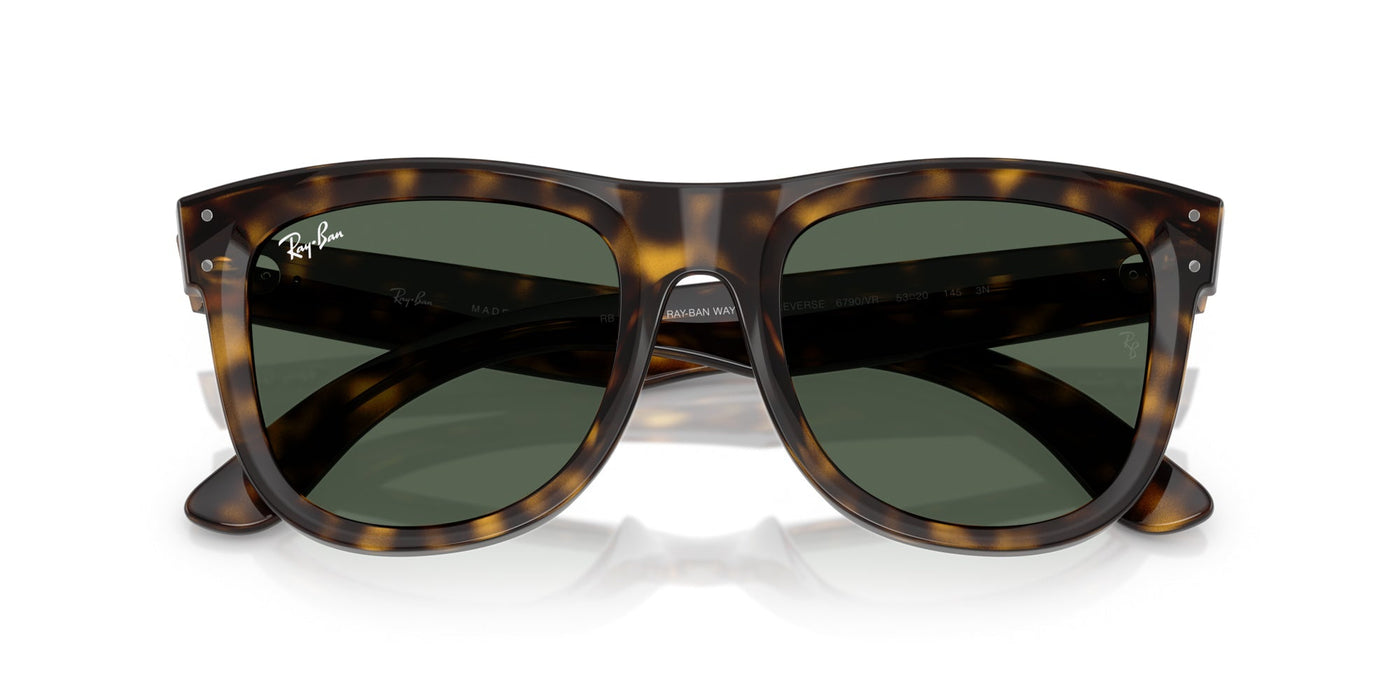 Ray-Ban Wayfarer Reverse RBR0502S Dark Havana/Dark Green #colour_dark-havana-dark-green