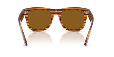 Ray-Ban Wayfarer Reverse RBR0502S Striped Havana/Dark Brown Polarised #colour_striped-havana-dark-brown-polarised