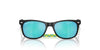 Ray-Ban Kids RJ9052S Rubber Black/Light Green Blue Mirror #colour_rubber-black-light-green-blue-mirror