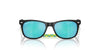 Ray-Ban Kids RJ9052S Rubber Black/Light Green Blue Mirror #colour_rubber-black-light-green-blue-mirror