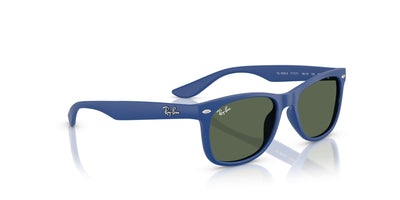 Ray-Ban Kids RJ9052S Rubber Blue/Dark Green #colour_rubber-blue-dark-green