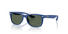 Ray-Ban Kids RJ9052S Rubber Blue/Dark Green #colour_rubber-blue-dark-green