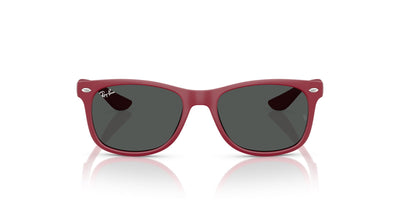 Ray-Ban Kids RJ9052S Rubber Bordeaux/Dark Grey #colour_rubber-bordeaux-dark-grey