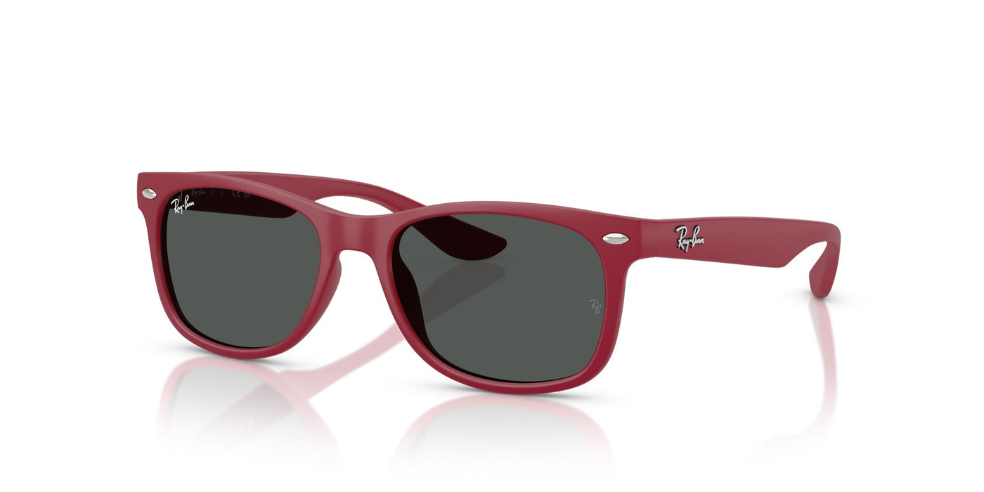 Ray-Ban Kids RJ9052S Rubber Bordeaux/Dark Grey #colour_rubber-bordeaux-dark-grey