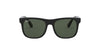 Ray-Ban Junior Justin RJ9069S Black/Dark Green #colour_black-dark-green